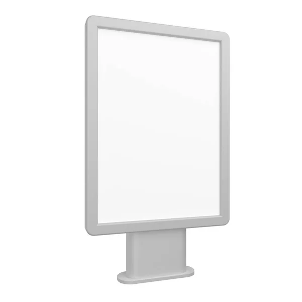 Blank 3D rendering light box mock-up. — Stock Photo, Image