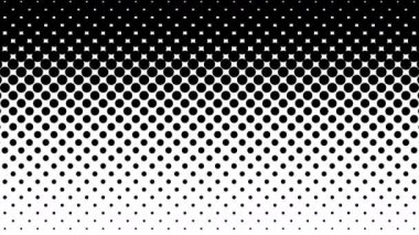 Beyaz arka planda siyah noktalar desen.