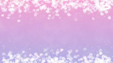 Kalpler çerçeve arka plan. Soyut Sevgililer günü kartı.