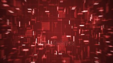 Kırmızı soyut fütüristik yüksek teknoloji animasyon.