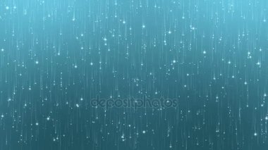 Soyut parçacıklar Glitter mavi zemin üzerine.