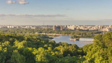 Kiev Cityscape görünümü.