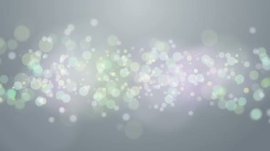 Gri parçacıklar Bokeh arka plan.