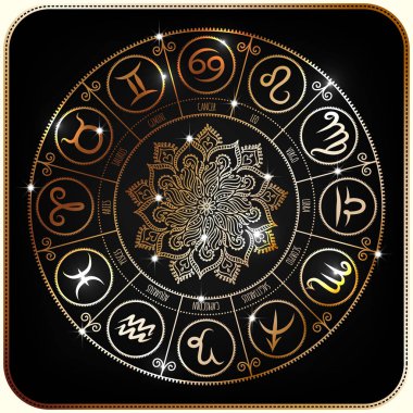 Set of Symbol Zodiac Signs
