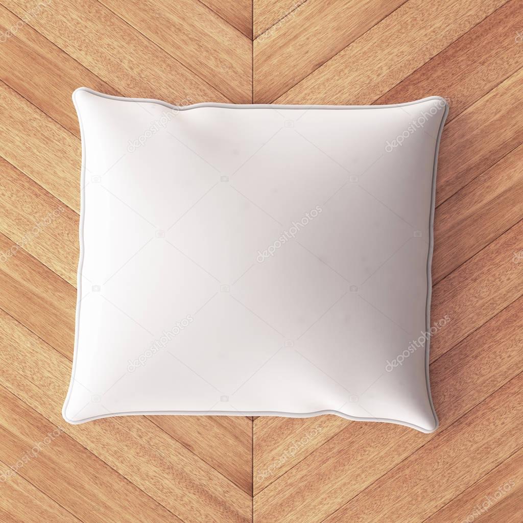 Mockup pillow in the interior