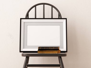 bir sandalye bir karede posterdeki kadar alay