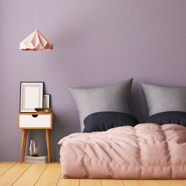 yatak odası iç. İç hippi tarzı