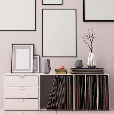 dolap ile yumuşak interier. poster kadar alay