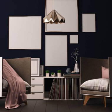 dolap ile yumuşak interier. poster kadar alay