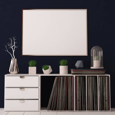 dolap ile yumuşak interier. poster kadar alay