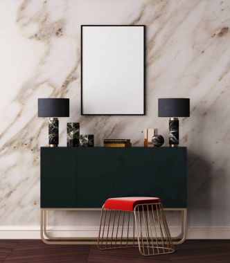 Poster sanat deco tarzı iç