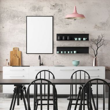  hafif renklerde iç mutfak