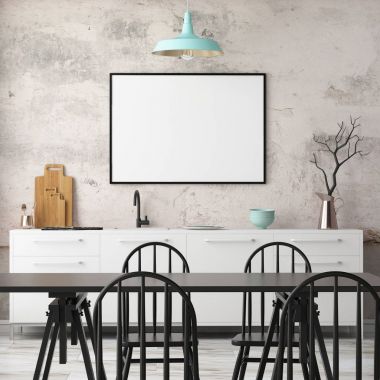  hafif renklerde iç mutfak