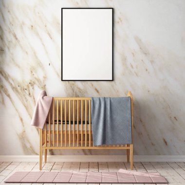 çocuk odası pastel renklerde