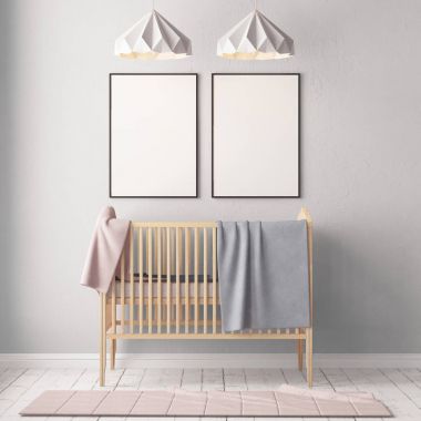 çocuk odası pastel renklerde