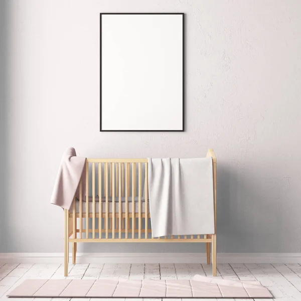 Kinderzimmer in Pastellfarben — Stockfoto