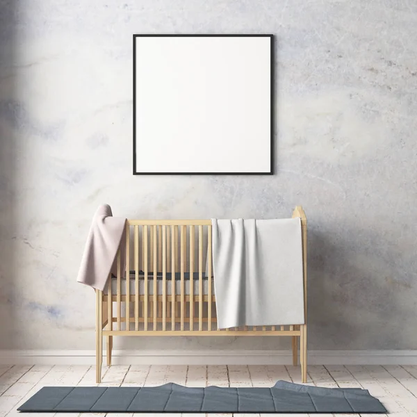 Kinderkamer in pastel kleuren — Stockfoto