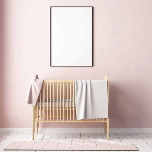 Children's room in Scandinavian style — Stock Image Children's room in Scandinavian style Royalty Free Stock Photos