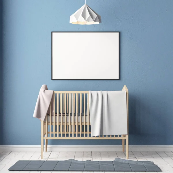 Children's room in Scandinavian style — Stock Image Children's room in Scandinavian style Royalty Free Stock Photos
