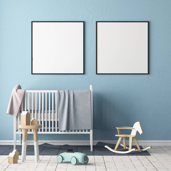 Children's room in Scandinavian style