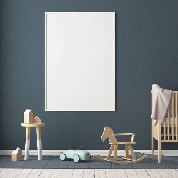 Children's room in Scandinavian style — Stock Photo, Image