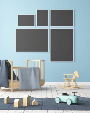 İskandinav tarzı Oda