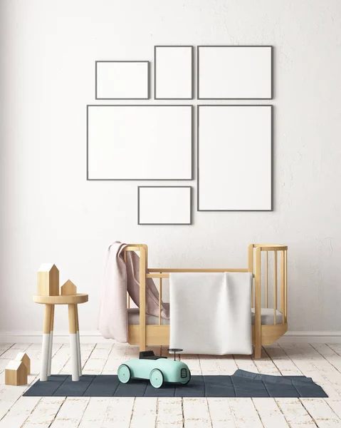 Kamer in Scandinavische stijl — Stockfoto