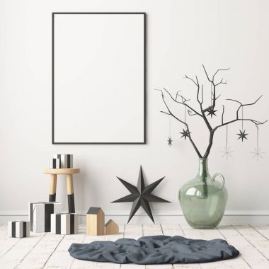 Noel iç İskandinav tarzı