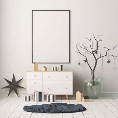 Noel iç İskandinav tarzı