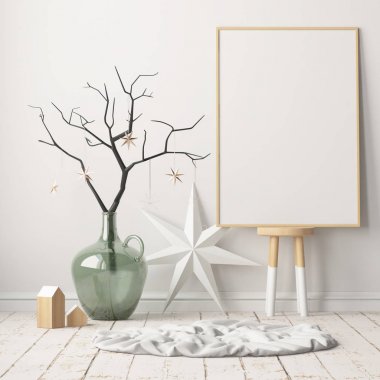 Noel iç İskandinav tarzı