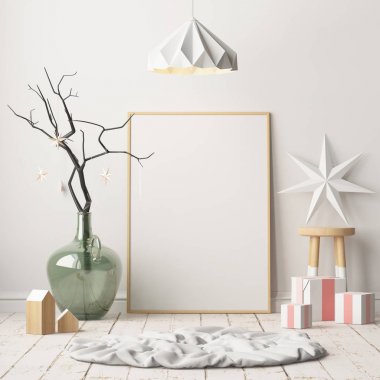 Noel iç İskandinav tarzı