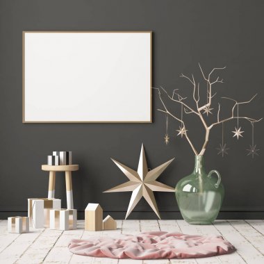 Noel iç İskandinav tarzı