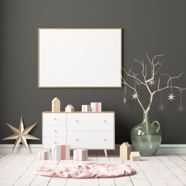 Noel iç İskandinav tarzı