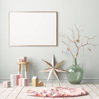 Noel iç İskandinav tarzı