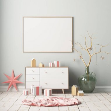 Noel iç İskandinav tarzı