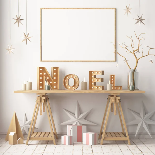 Büyük Harflerle Noel Alay — Stok fotoğraf