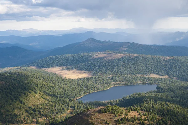 Mountain Lake Forest Sayan Mountains Ergaki Krasnoyarsk Region — Stock Fotó