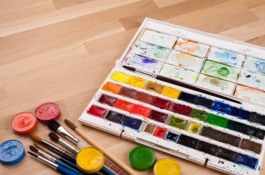 Fırçalar ve sanat malzemeleri