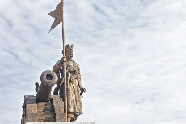 Denkmal für den Ataman des zaporizhzhya sich, ivan sirko, oct — Stockfoto