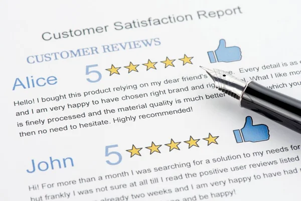 Customer Satisfaction Report