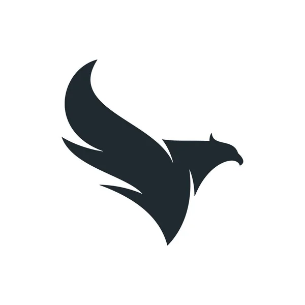 Flying eagle abstract icon — ストックベクタ