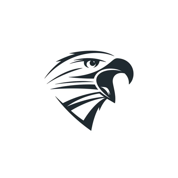 Eagle hoofd pictogram — Stockvector