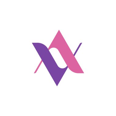 A ve V harfleri logo tasarımı