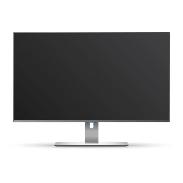 Computer Monitor Mockup with blank screen — Stock Vector