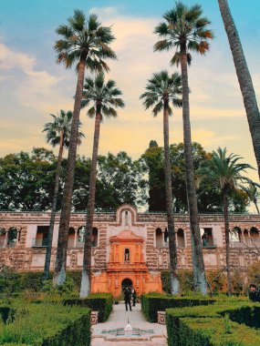Sevilla Alcazar 'a park et.