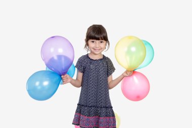 Mutlu kız Bayram El Fitr kutluyor ( Bayram )