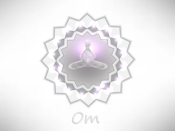 Buda meditasyon — Stok Vektör