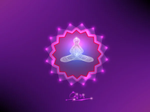Buddha in Meditation — Stockvektor