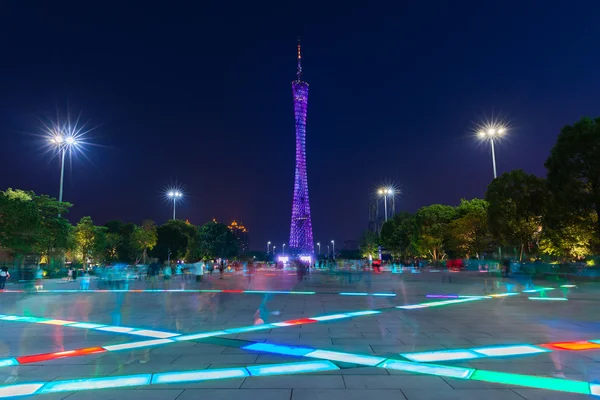 Torre de Cantão ao entardecer, China — Fotografia de Stock