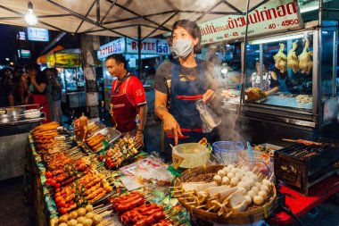 Cumartesi gece pazarı, Chiang Mai, Tayland